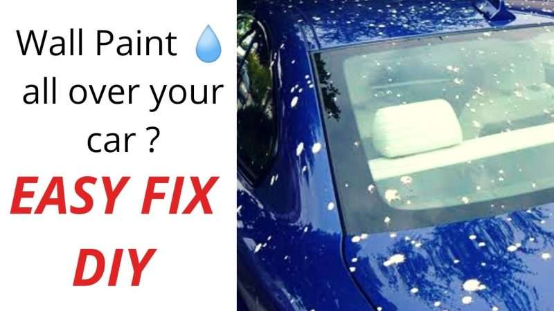 Removing House Paint from Your Car