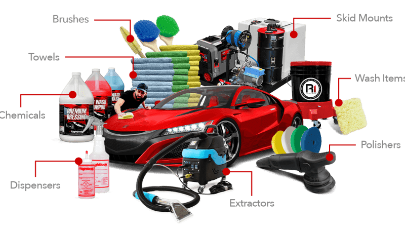 Items Needed to Detail a Car Interior