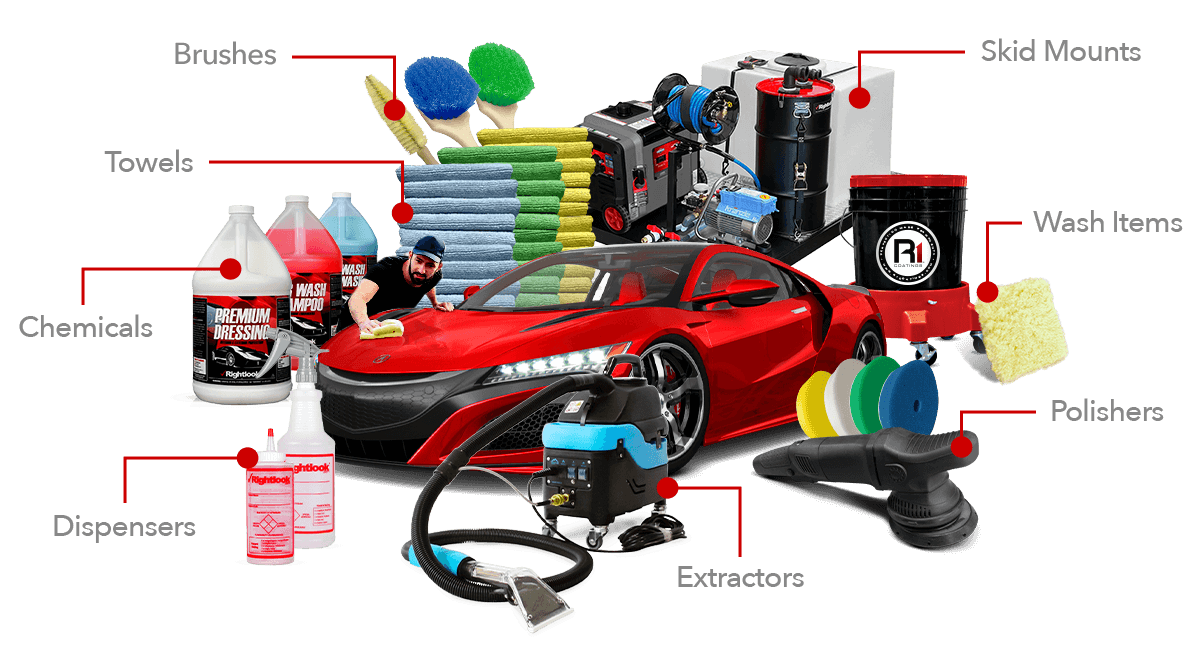 Items Needed to Detail a Car Interior