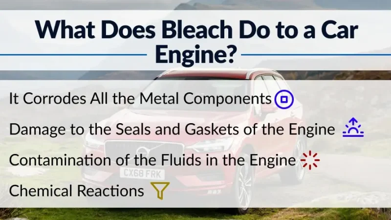Can Bleach Damage a Car Engine?