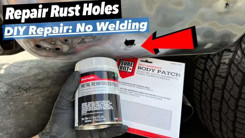 How to Fill Holes in a Car Body Without Welding