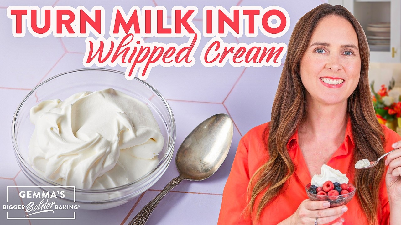 Sure, here is the title: How to Make Whipped Cream Without Whipping Cream